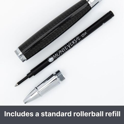 USA Super Mega Carbon Fiber/Gunmetal Trim Rollerball Pen in Saudi Arabia