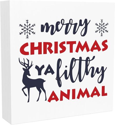 Christmas Decorations Christmas Vacation Movie Decorations Christmas Decor Cute Christmas Decorations Xmas Holiday Decor Christmas Vacation Decorations Merry Xmas Sign 5 x 5 inches in Kuwait