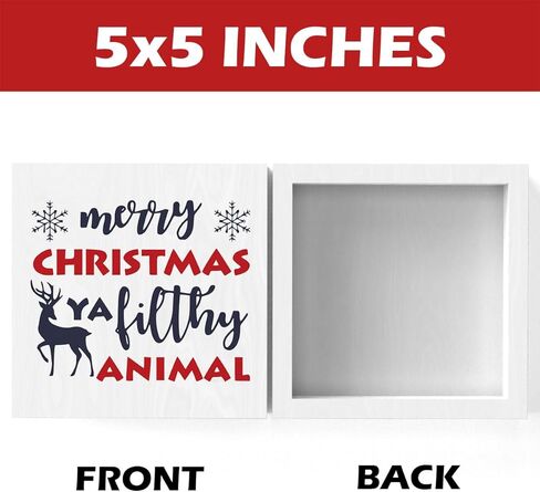 Christmas Decorations Christmas Vacation Movie Decorations Christmas Decor Cute Christmas Decorations Xmas Holiday Decor Christmas Vacation Decorations Merry Xmas Sign 5 x 5 inches in Kuwait