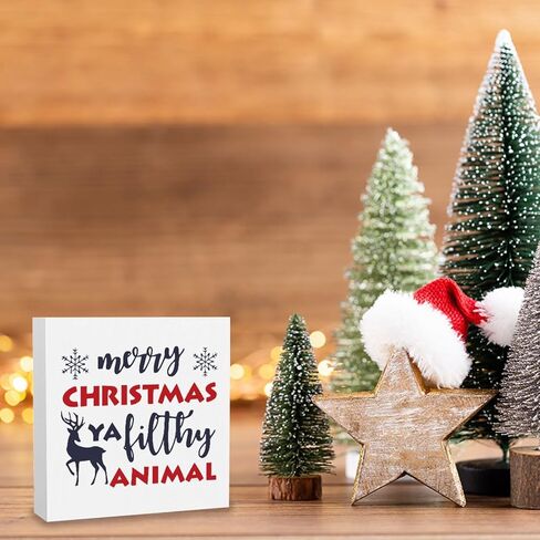 Christmas Decorations Christmas Vacation Movie Decorations Christmas Decor Cute Christmas Decorations Xmas Holiday Decor Christmas Vacation Decorations Merry Xmas Sign 5 x 5 inches in Kuwait