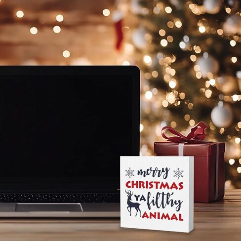 Christmas Decorations Christmas Vacation Movie Decorations Christmas Decor Cute Christmas Decorations Xmas Holiday Decor Christmas Vacation Decorations Merry Xmas Sign 5 x 5 inches in Kuwait