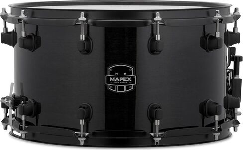 MAPEX MPML4800BMB MPX Series Maple Snare Drum 14 بوصة × 8 بوصة، لمسة نهائية سوداء شفافة in Kuwait
