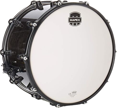 MAPEX MPML4800BMB MPX Series Maple Snare Drum 14 بوصة × 8 بوصة، لمسة نهائية سوداء شفافة in Kuwait