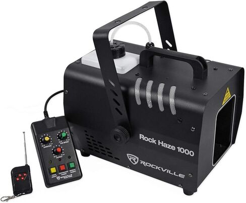 Rockville Rockhaze 1000 CFM DMX Hazer Machine, Water Based, 2 Remotes, Fluid Seal, Quiet Fan, Fast Setup, Perfect for Large Venues, DJ, Live Shows in Saudi Arabia