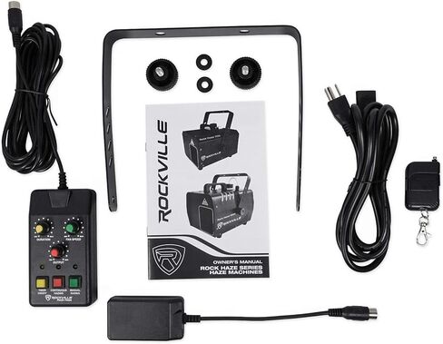 Rockville Rockhaze 1000 CFM DMX Hazer Machine, Water Based, 2 Remotes, Fluid Seal, Quiet Fan, Fast Setup, Perfect for Large Venues, DJ, Live Shows in Saudi Arabia