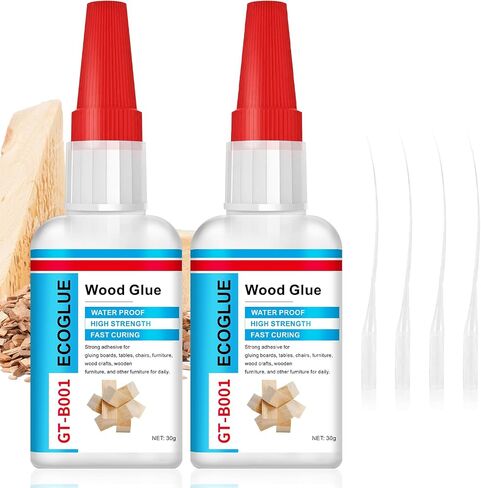 Glass Glue, 30gx2 Glass Glue Clear for Glass Repair,Fast-Curing & Weatherproof Adhesive,Safe & Non-Toxic, Instant & Super Viscosity Glue for Glass, Wood, Ceramic, Plastic, Metal, Stone, DIY in Saudi Arabia