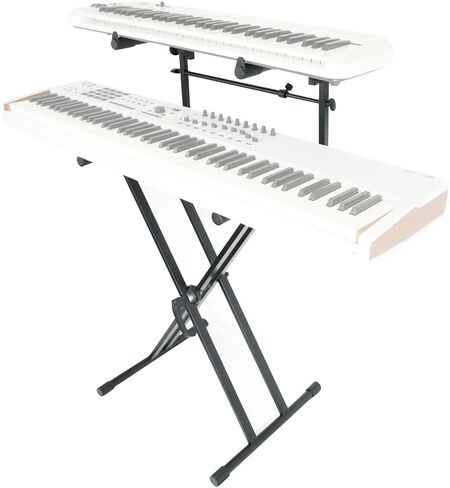 Rockville RKS42X 2-Tier X Keyboard or DJ Stand w Quick Release Mechanism in Saudi Arabia
