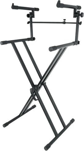 Rockville RKS42X 2-Tier X Keyboard or DJ Stand w Quick Release Mechanism in Saudi Arabia