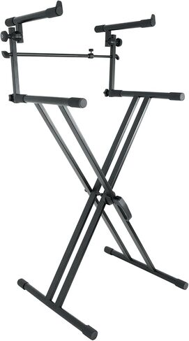 Rockville RKS42X 2-Tier X Keyboard or DJ Stand w Quick Release Mechanism in Saudi Arabia