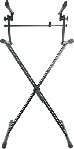Rockville RKS42X 2-Tier X Keyboard or DJ Stand w Quick Release Mechanism in Saudi Arabia