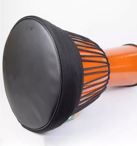 Djembe Drum Skins/Drum Head Protective Cover/African Drums Dust Cover/Drum Skin Saver/Tambourine Djembe Drum accessories (Diameter 14'') in Kuwait