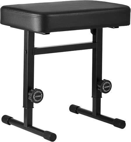 Piano Bench Adjustable Height, Piano Stool with Padded Comfortable Piano Seat for Piano & Keyboard Bench for Musicians Piano Stool in Saudi Arabia