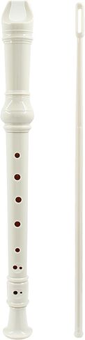 1 قطعة أداة تسجيل سوبرانو، أبيض على الطراز الألماني C مفتاح 8 فتحات مسجل سوبرانو مع قضبان نظيفة in Kuwait