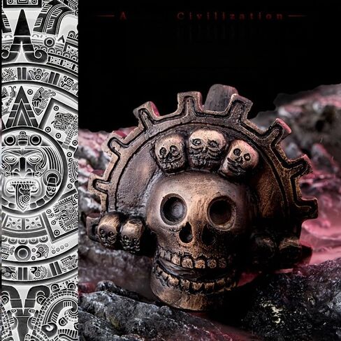 Authentic Spooky Aztec Death Whistle, Loudest Human Sounding Screams 125+ Decibels, Halloween Creepy Gift Death Whistle (Bronze) in Saudi Arabia