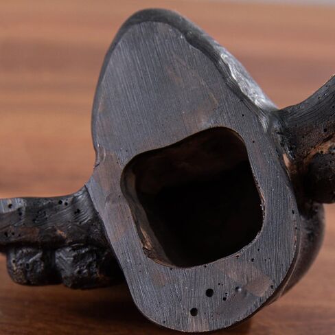 Authentic Spooky Aztec Death Whistle, Loudest Human Sounding Screams 125+ Decibels, Halloween Creepy Gift Death Whistle (Bronze) in Saudi Arabia