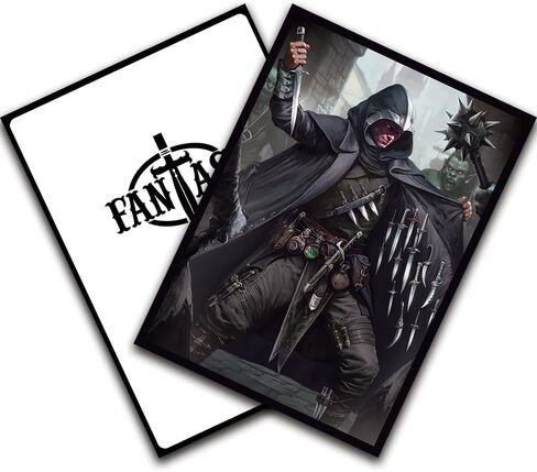 Fantasy North - Sir Peregin Nutley - Acorn Aristocrat - 100 Smooth Matte TCG Card Sleeves - Fits Magic MTG Commander Pokemon and Other Card Games - Playing Card Sleeves in Saudi Arabia