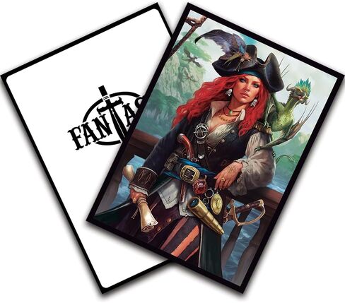 Fantasy North - Sir Peregin Nutley - Acorn Aristocrat - 100 Smooth Matte TCG Card Sleeves - Fits Magic MTG Commander Pokemon and Other Card Games - Playing Card Sleeves in Saudi Arabia