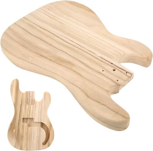 Maple Guitar Body, PB Style Pre‑drilled Bass Body DIY Electric Guitar Parts Accessories for DIY Craft Lovers in Saudi Arabia