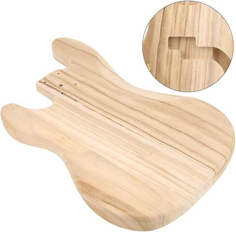Maple Guitar Body, PB Style Pre‑drilled Bass Body DIY Electric Guitar Parts Accessories for DIY Craft Lovers in Saudi Arabia