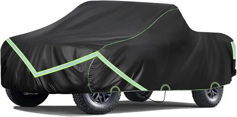 غطاء شاحنة نيفرلاند، غطاء سيارة بيك اب من مادة PEVA مقاوم للماء في جميع الأحوال الجوية، حماية خارجية لأغطية الشاحنات مع شرائط عاكسة (حتى 210 بوصة) in Kuwait