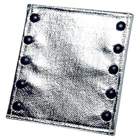 MAGID ALEABP Aluminized Kevlar Back Hand Pad, 8" x 7" x 0.1"