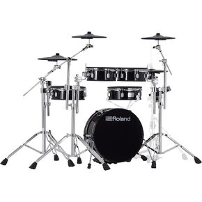 Roland VAD307 V Acoustic Design Space-Saving Drum Kit with Shallow-Depth Shells, Updated TD-17 Module, Thin Cymbals
