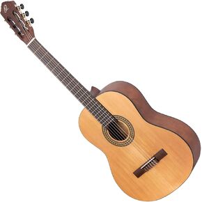 Ortega Guitars 6 String Student Series Left-Handed Full Size Nylon Classical Guitar, (RSTC5M-L)