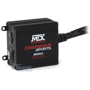 MTX Audio 2-Channel Power Sports Amplifier (MUD50.2) 200W Peak (100W RMS) 2-Channel Ultra-Compact Class D Power Sports Amplifier for Install in Car, Off-Road, SSV and More...