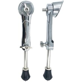 1 Pair Bass Drum Spurs Legs 360° Adjustable Telescopic Kick Drum Legs Metal Floor Tom Leg Mount Bass Drum Legs for Percussion Drum Set Accessories