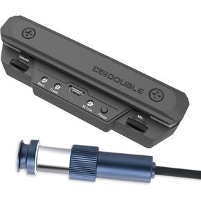 Acoustic Guitar-Pickup Authentic-Clear High-fidelity Stable Long - Lasting,X2 Double X0 pickup,BLACK