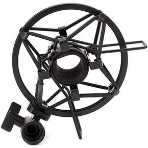 Black 22-24mm Microphone Shock Mount For Small Diameter Condenser Mic