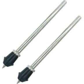 2Pcs Bass Drum Spurs Legs Bent Metal Floor Tom Legs Bass Kick Drum Legs for Tom Drum Set Replacement Parts Accessories