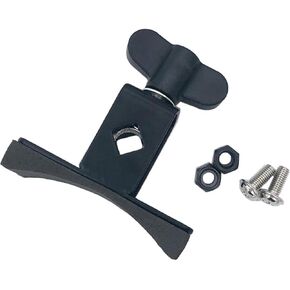 Bass Tom Drum Hoop Cowbell Mounting Clamp Bracket for Percussion Mounting Rod, Snare Drum Hoop Mount Holder for Cowbell Jam Block Tambourine Splash Cymbal Drum Set Accessories