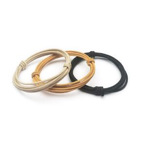 Cloth-Covered Waxed Vintage-Style Pushback Guitar Wire, 15 Ft,(5-White/5-Black/5-Yellow) Pushback Wire for Electric Guitar Upgrades Kits