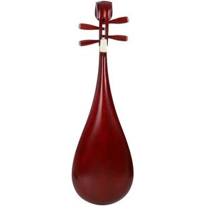 LANDTOM Professional Hardwood Chinese Lute Traditional National Stringed Instrument PiPa (B-engraved bamboo)