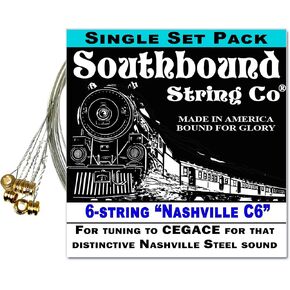 "Nashville C6" 6-String Lap Steel Guitar String Set - Get That Honky Tonk Sound!
