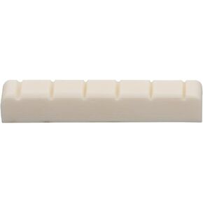 Left Hand 6 String Slotted Acoustic Guitar Bone Nut for Classical Guitar Parts 48 * 6 * 9mm