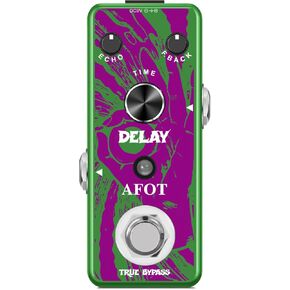 Analog Delay Guitar Pedal,Guitar Delay Pedal for Pedal Boards, Analog Delay Guitar Effect Pedal Vintage Delay Mini Size True Bypass