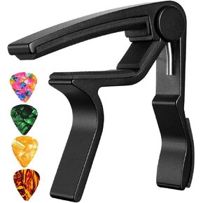 Capo,Guitar Capo for Acoustic Electric Guitar (8 Pack Black)