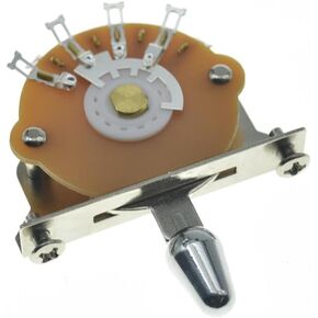 Dopro 4-way Guitar Blade Switch Pickup Selector Switch for ST/Tele/Electric Guitars 3 Top Hat Tips