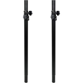 M20 Speaker Pole,Subwoofer Pole,Subwoofer Pole Mount,Speaker Stand Adapter with 35mm and M20 Threaded Speaker Pole(2 Packs Black)