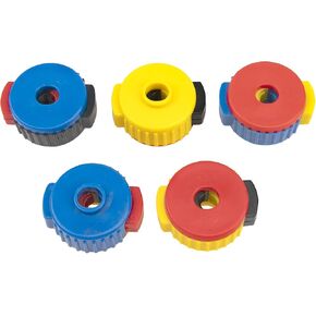 5pcs Yootones Drum Quick Release Nut Remove Cymbals Screw Cap for Flush Base Stands Drum Wiper Drum Kit Plastic Material Multiple Colors