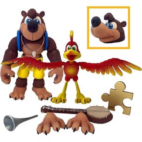 Banjo Kazooie Banjo and Kazooie Action Figure 2-Pack