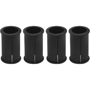 Microphone Shock Mount Rubber Sleeve 1.8x0.8 Inch Shock Absorbing Rubber Sleeve Shotgun Mic Mount Rubber Spacer Microphone Accessories Compatible with Most Cameras 4PCS