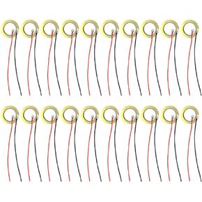 20Pcs 27mm Piezo Discs with Leads Mic Drum Trigger Acoustic Pickup CBG Guitar