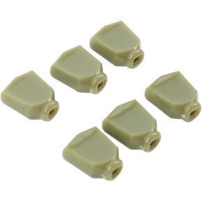 Guitar Tuning Peg Buttons, Easy Control Tuner Buttons Set 6Pcs Plastic Buttons for Acoustic Electric Guitar, Improves Playing Experience