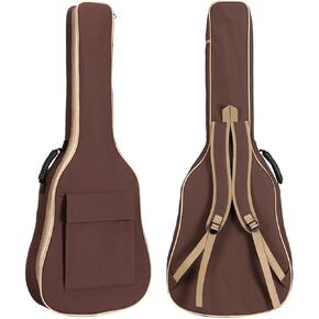40 41 Inch Acoustic Guitar Gig Bag Case soft 0.6 inch Padding Classical Guitar Case Gig Bag Full Size Backpack Adjustable Shoulder Strap Guitar Accessories
