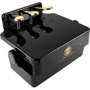 KZU Piano Pedal Extension, Piano Foot Pedal Extender, 3 Pedal Extender for Young/Short Players, Adjustable Height 5.5"-8.3", Size 15.0"x11.8"x6.0", Black