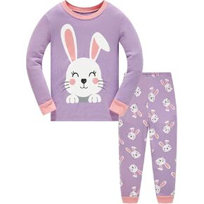 Toddler Girl Pajamas Sets Girls Halloween Pajamas Long Sleeve Cotton PJs Two Piece Kids Sleepwear