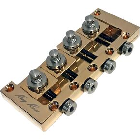 Ray Ross Saddle-Less 4-String Bass Bridge (Black Nickel)